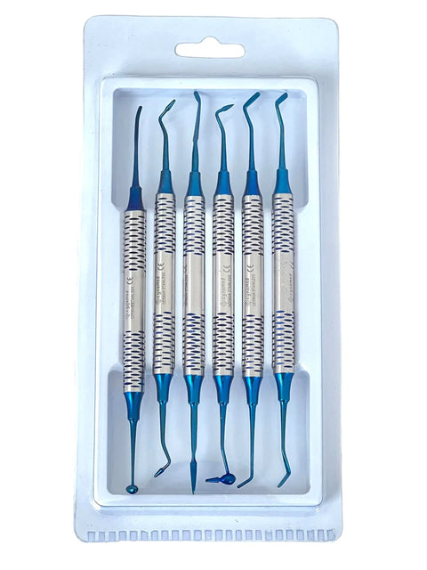 Pro Grade German Stainless Steel Dental Composite Filling Instruments Kit Titanium Coated Nonstick Double Ended Scaler And Spatula For Hassle Free Clinic Work Ultra Slick Surface Handles Modern Fillings Like A Dream Top Shelf Pro Gear