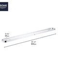 32 Inch Towel Bar With StarLight Coating For A Sleek Clean Look, Tarnish And Scratch Resistant Bathroom Hardware, five finishes