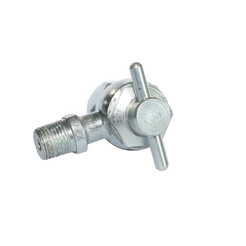 Schrader High Pressure No Air Loss Coupler 556 Pro Grade, steel, side view, NPT1/8 male connector, aircraft aviation tool, 3000 PSI capacity