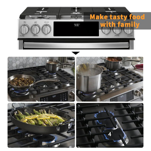 Center Stove Grate Replacement For Gas Range Cast Iron Matte Enamel 19.3 In Long By 9.1 In Wide By 1.5 In High Built To Last