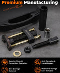 Harley Big Twin Transmission Mainshaft Inner Bearing Race Tool Puller And Installer Kit with components and case