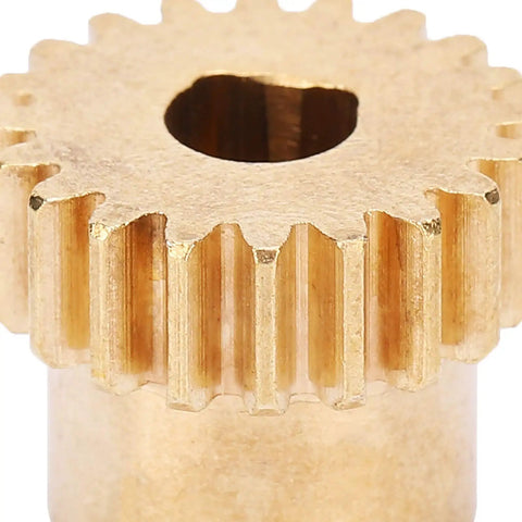 Beefy Brass Gear Replacement With 20 Teeth And 6mm Bore For 0.8 MOD Robotic Applications In Industrial Robots Antirust