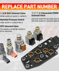 4L60E 4L65E Transmission Master Solenoid Kit With EPC TCC 3-2 PWM Harness Filter Gasket For GM 2003-2005 components display