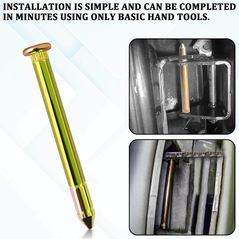 Door Hinge Pin And Bushing Repair Kit For Ford Bronco And F Series F 100 F 150 F 250 F 350 with installation images