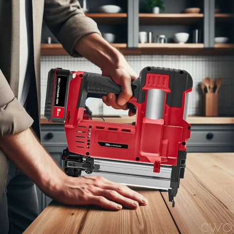 Cordless 20V 18 Gauge Brad Nailer Powers Through At 60 Npm With Zero Hoses Or Tanks Just Pick It Up And Run Tool Only Boasting A Slim Nose And Instant Jam Clearance For Right On Baseboard And Trim Work