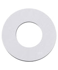 Washer from 3/4 Inch By 1-3/8 Inch Flange Ball Bearings Kit For Lawn Mower Front Wheel With E Clips Washers And Hub Caps Rugged Heavy Duty Chrome Steel Bearings