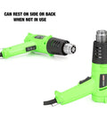 Dual Temperature 1200W Heat Gun Corded Hot Air Blower For Vinyl Wrap Paint Stripping Adhesives Nuts And Bolts Crafting And DIY