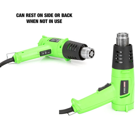 Dual Temperature 1200W Heat Gun Corded Hot Air Blower For Vinyl Wrap Paint Stripping Adhesives Nuts And Bolts Crafting And DIY