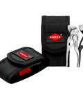 Compact Mini Pliers Set XS With Pliers Wrench XS 100 mm And Cobra XS 150 mm In A Tough Belt Pouch With Hook And Loop Fastener Polyester Carry Bag