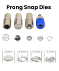 All In One Hand Press Kit For Snap Buttons Grommets Eyelets Rivets And Popper Fasteners With Holes Puncher Dies Kit Prong Snap Dies