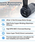 Beefy 4-Pole 1400KV Brushless Motor With 3.175mm Shaft Waterproof Sensorless High Speed Upgrade features and design