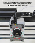 Extruder Motor Replacement For Adventuer 5M And 5M Pro Easy Drop In 36 Pancake Stepper Motor installed in printer