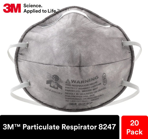 R95 NIOSH Disposable Respirator For Oil Environments With Carbon Filter And Braided Comfort Strap For All Day Comfort Pack Of 20 Safeguards Against Nuisance Odors And Organic Vapors APF 10