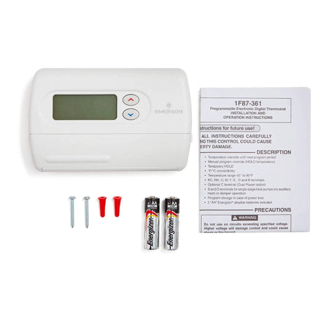 7 Day Programmable Thermostat For Single Stage Heating And Cooling Systems With Backlit Display, Easy Setup, Precise Control