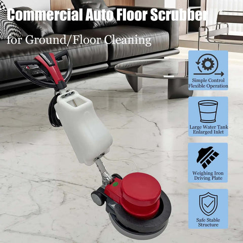 Heavy Duty Industrial Floor Scrubber And Polisher For Commercial Floors And Carpets in home setting