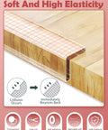 Corner Protectors For Baby Proofing Clear Edge Guard Strips Soft Corner Guards For Kids On Tables Cabinets And Furniture 3.3Ft