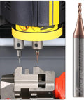 1.5mm Milling Cutter For Condor XC-Mini Plus, Plus II, XC-002 And Dolphin XP005/XP005L/XP007 Key Cutting Machines displayed and mounted
