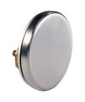 12 Inch And 4 Inch Bath Waste And Overflow Assembly With Tip-Toe Drain Plug And Illusionary Faceplate, Satin Nickel Finish