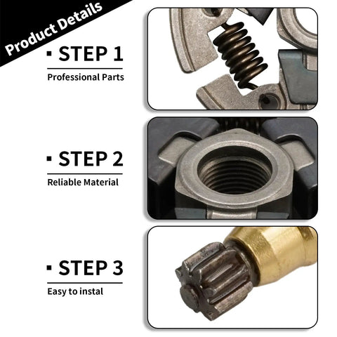 Three Eighths Pitch Seven Tooth Sprocket Clutch Drum Needle Bearing Kit For STIHL Chainsaws MS170 MS180 MS210 MS230 MS250 Replacement