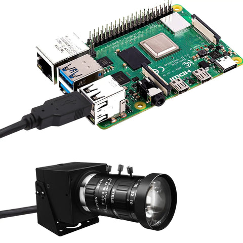 Ultra HD 8000x6000 48MP USB Camera With 5-50mm Zoom Lens for Raspberry Pi and computer, featuring crisp color imaging.