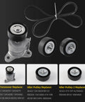 Top Rated Drive Belt Tensioner Idler Pulley Serpentine Kit For Dodge Journey 09-17 with tensioner and idler pulleys.