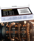 210-piece spring kit in clear plastic case with zinc-plated steel compression and extension springs, 20 sizes