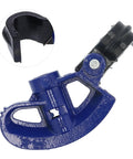 Heavy Duty Fan Shaped Pipe Bender For Accurate PVC And Galvanized Tube Bending showing blue nodular cast iron design for clean bends.
