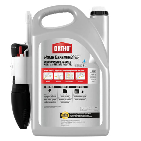 Indoor Insect Killer Spray With Wand Builds A Tough Shield Against Roaches, Ants, Spiders, Ticks And Fleas Ready To Use 1 Gallon container with nozzle.