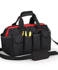 Pro Grade 16 Inch Tool Bag Organizer With 17 Pockets And Adjustable Shoulder Strap For Men And DIYers Portable Toolbox For Home Workshop And On The Go