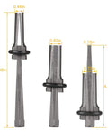 Heavy Duty Beefed Up Wedge And Feather Shims Set 10 Pack Five Eighth Inch Plug Shim And Wedge For Concrete Stone Rock Splitter with dimensions