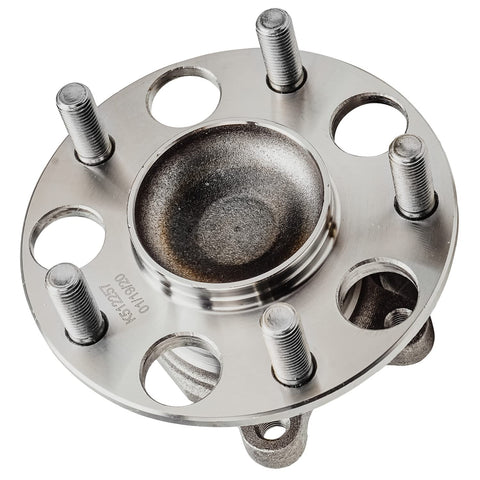 Rear Wheel Hub And Bearing Replacement Kit For 2006 2011 Honda Civic ABS LX DX GX, 5 bolt pattern, front disc view