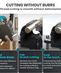 Heavy Duty 800 Watt Portable Rebar Cutter Handheld Cold Saw For Steel Pipe Cutting Machine with carbide blade cutting steel rod.
