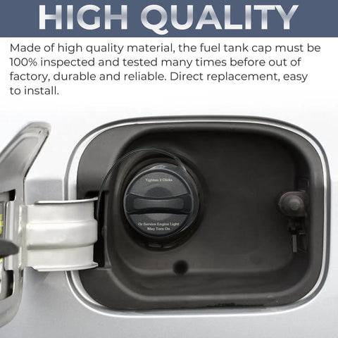 Gas Cap Replacement For 2004 2011 Chevy Silverado 1500 2500 3500 Tahoe Suburban Avalanche GMC Sierra Yukon Enclave Escalade Saturn Outlook GT330 20915842 installed in tank