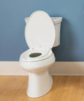 2 In 1 Elongated Toilet Seat With Built In Toddler Potty Training Seat Slow Close Easy To Install White Made In USA