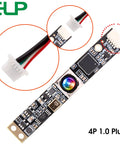 Ultra HD 16MP Autofocus USB Cam module and connectors with 4P 1.0 plug, showcasing circuit board and lens setup