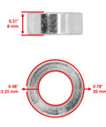 Rear Swing Arm Bushing Kit For Honda Includes Pivot Shafts And Collars Needle Bearing Dust Seals Bolts Nuts And Bearing