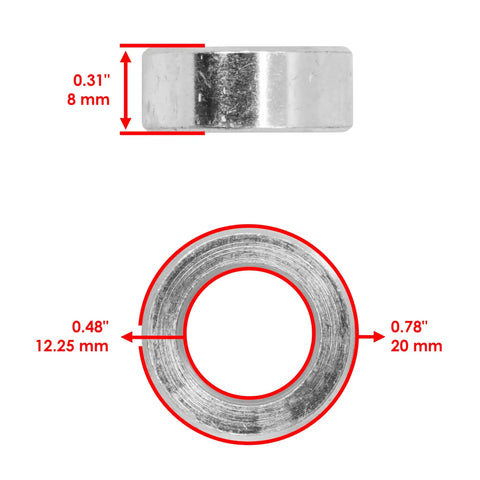Rear Swing Arm Bushing Kit For Honda Includes Pivot Shafts And Collars Needle Bearing Dust Seals Bolts Nuts And Bearing