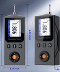 Pro Grade Surface Roughness Tester with 5 Micron Diamond Stylus Inductive Sensor High Precision Digital Profilometer shown front and side