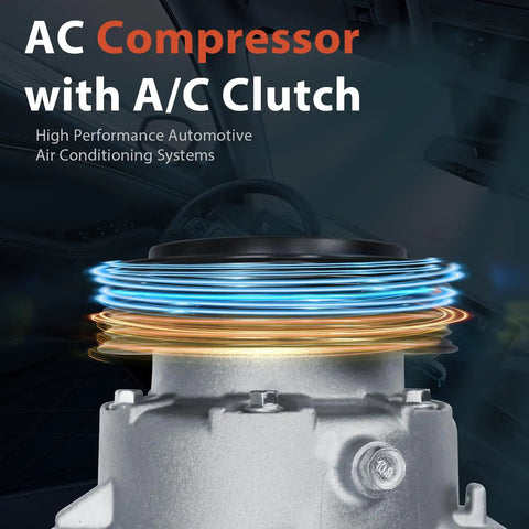 AC Compressor Kit with Heavy Duty Clutch for Chevrolet Cruze, direct fit for 2012-2015 model years.