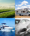 Heavy Duty 110 Volt Electric Water Transfer Pump Pushes 5.5 Gallons Per Minute At 75 PSI for RV, boat, yard irrigation and washing.