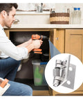 10 Pack Stainless Steel Self Closing Spring Door Hinges Heavy Duty For Cabinets And Doors installation in kitchen