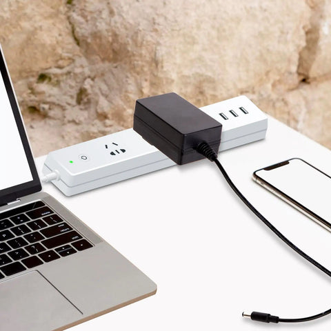 6V 1A DC Power Supply Wall Charger With 5.5x2.1mm And 2.5mm DC Plugs, Universal AC Adapter on power strip