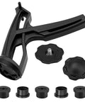 Quick Release Football Helmet Chin Strap Stabilizer Tool Set For Friday Night Helmets With Quick Grab Lever and Heavy Duty Steel build includes release tool and valve nuts.