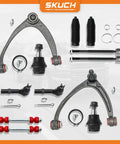Chevy Silverado Suburban Yukon Sierra Tahoe Escalade Avalanche 12 Piece Front End Suspension Kit components displayed