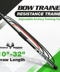 Adjustable Archery Training Tool With 10 To 32 Inch Draw Length And 1 To 100 Lb Draw Weight for strength stamina precision practice