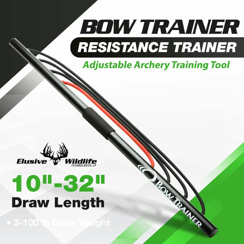 Adjustable Archery Training Tool With 10 To 32 Inch Draw Length And 1 To 100 Lb Draw Weight for strength stamina precision practice