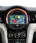 Mini Cooper 7 Inch Touch Screen Upgrade With Wireless CarPlay And Android Auto For F54 F55 F56 F57 F60 2013 To 2024 NBT System Full Screen Mirroring Google Maps Reverse Camera, dashboard view