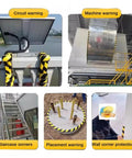 Rubber Foam Edges Protector For Sharp Corners 5m Long Black And Yellow Self Adhesive Wall Guards in various applications.
