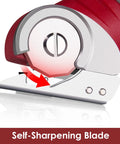 Cordless Electric Scissors 4V Multi Cutter With Self Sharpening Blade detail showing blade mechanism and arrow