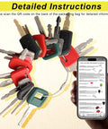 19Piece Heavy Equipment Keys Master Set For Excavators Dozers Skid Steers Forklifts And More Fits Cat John Deere Kubota JCB